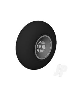 Rubber wheel 45mm, 3,1mm