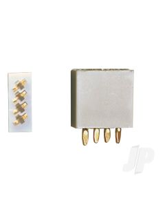 4-Pin socket, 5pcs (MPX)