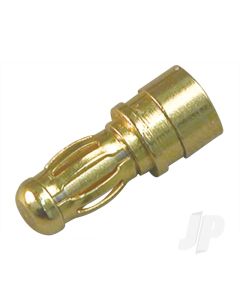 Gold connector 2mm 3pcs (male)