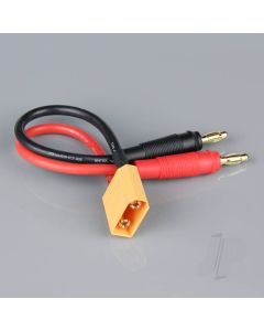 Charge Lead, 4mm Bullet to XT90 Male, 12AWG, 150mm (ESC End)