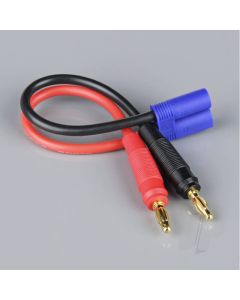 Charge Lead, 4mm Bullet to EC5 Male, 12AWG, 150mm (ESC End)