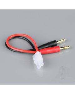 Charge Lead, 4mm Bullet to Tamiya Male, 14AWG, 150mm (ESC End)