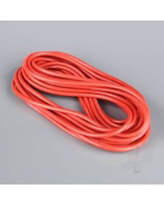 Silicone Wire, 10AWG, 25ft / 7.5m Red (on a roll)