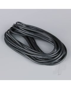 Silicone Wire, 10AWG, 25ft / 7.5m Black (on a roll)