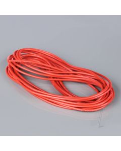 Silicone Wire, 14AWG, 25ft / 7.5m Red (on a roll)