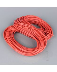 Silicone Wire, 16AWG, 100ft / 30m Red