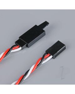 Futaba Twisted HD Extension Lead with Clip 300mm