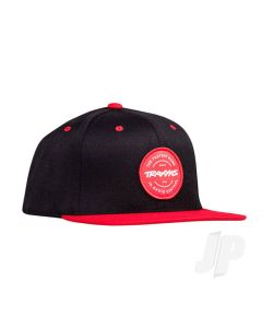 Token Flat Bill Snapback Hat Black / Red OSFA