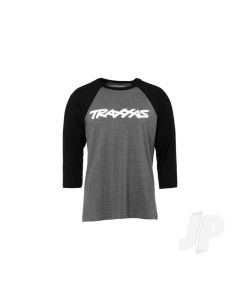 Traxx Raglan Shirt Grey / Black Large