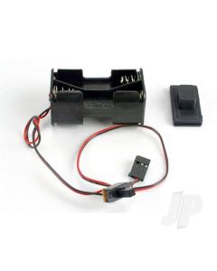 Battery holder with on / off switch / rubber on / off switch cover