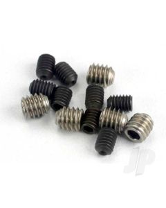 Set (grub) screws, 3x4mm (8 pcs) / 4x4mm (stainless) (4 pcs)