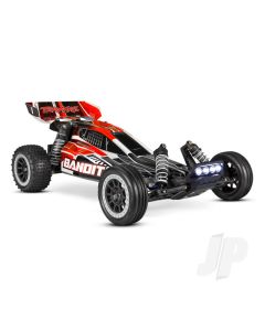 Red/Black Bandit 1:10 2WD RTR Electric Off-Road Buggy (+ TQ 2-ch, XL-5, Titan 550, 7-Cell NiMH, DC charger, LED lights)