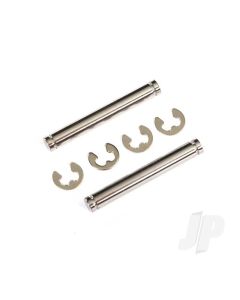 Suspension pins, 23mm hard chrome (2 pcs) / E-clips (4 pcs)