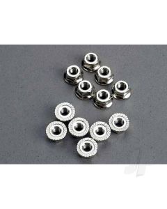 Nuts, 3mm flanged (12 pcs)