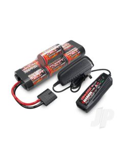 Completer Pack with 1x 2A AC NiMH Charger & 1x NiMH 8.4V 3000mAh Hump iD Battery