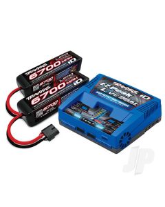 iD Completer Pack with 1x EZ-Peak Live Dual Charger & 2x LiPo 4S 6700mAh Battery