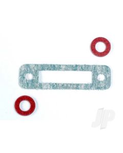 Exhaust header gasket (1pc) / gaskets, pressure fitting (2 pcs) (for side exhaust engines only)