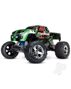Green Stampede 1:10 2WD RTR Electric Monster Truck (+ TQ 2-ch, XL-5, Titan 550, 7-Cell NiMH, DC charger)