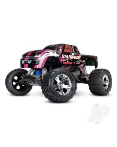 Pink Stampede 1:10 2WD RTR Electric Monster Truck (+ TQ 2-ch, XL-5, Titan 550, 7-Cell NiMH, DC charger)