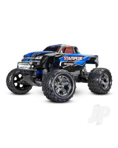 Blue Stampede 1:10 2WD RTR Electric Monster Truck (+ TQ 2-ch, XL-5, Titan 550, 7-Cell NiMH, DC charger, LED lights)