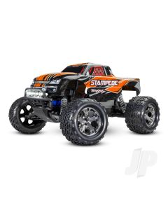 Orange Stampede 1:10 2WD RTR Electric Monster Truck (+ TQ 2-ch, XL-5, Titan 550, 7-Cell NiMH, DC charger, LED lights)