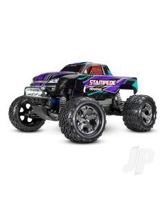 Purple Stampede 1:10 2WD RTR Electric Monster Truck (+ TQ 2-ch, XL-5, Titan 550, 7-Cell NiMH, DC charger, LED lights)