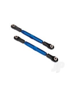 Camber links, Rear (Tubes Blue-anodised, 7075-T6 aluminium, stronger than titanium) (73mm) (2 pcs) / rod ends (4 pcs) / aluminium wrench (1pc)