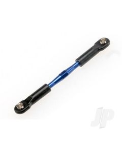 Turnbuckle, aluminium (Blue-anodised), camber link, Rear, 49mm (1pc) (assembled with rod ends & hollow balls) (See part 3741A for complete camber link Set)