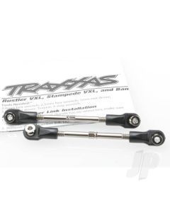 Turnbuckles, toe link, 59mm (78mm center to center) (2 pcs) (assembled with rod ends and hollow balls)
