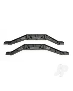 Chassis braces, lower (black) (2 pcs)