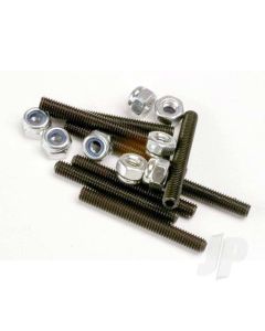 Set (grub) screws, 3x25mm (8 pcs) / 3mm nylon locknuts (8 pcs)