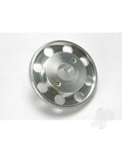 Flywheel, (larger, knurled for use with starter boxes) (TRX 2.5 and TRX 2.5R) (silver anodised)