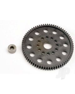 Spur gear (72-Tooth) (32-pitch) with bushing