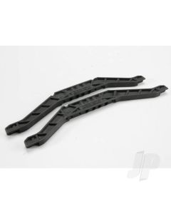 Chassis braces, lower (black) (for Long wheelbase Chassis) (2 pcs)