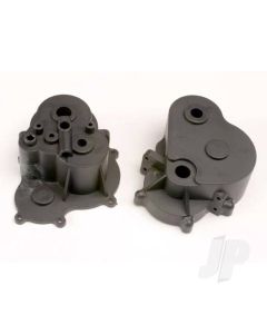 Gearbox halves (Front & Rear) / rubber access plug