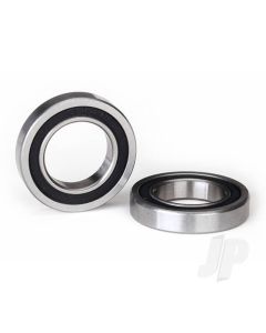 Ball bearing, black rubber sealed (15x26x5mm) (2 pcs)
