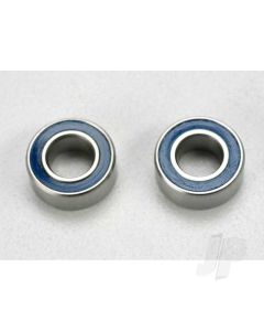 Ball bearings, Blue rubber sealed (5x10x4mm) (2 pcs)