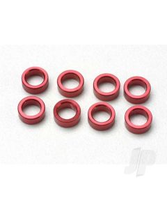 Spacer, pushrod (Aluminium, Red) (use with 5318 or 5318X pushrod and 5358 progressive 2 rockers) (8 pcs)