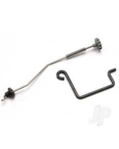 Linkage Set, Rear brake (Revo) (Includes brake lever / rod (wire) / brake spring / brake adjustment dialeft & rightod guide bushing / screw collar)