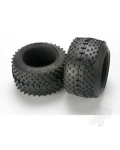 Tyres, SportTraxx racing 3.8" (soft compound, directional and asymmetrical tread design) / foam inserts (2)