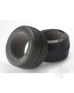 Tyres, Response racing 3.8" (soft-compound, narrow profile, short knobby design) / foam inserts (2)
