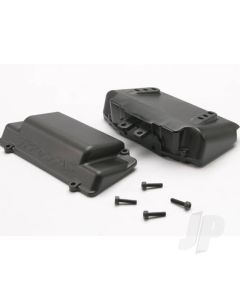 Battery Box, bumper (Rear) (includes battery case with bosses for wheelie bar, cover, and foam pad)