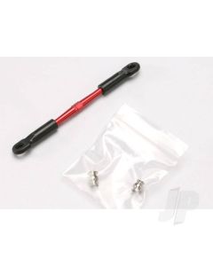 Turnbuckle, aluminium (Red-anodised), camber link, 58mm (1pc) (assembled with rod ends and hollow balls) (see part 5539X for complete Set of Jato aluminium turnbuckles)