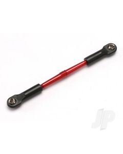 Turnbuckle, aluminium (Red-anodised), Front toe link, 61mm (1pc) (assembled with rod ends and hollow balls) (see part 5539X for complete Set of Jato aluminium turnbuckles)