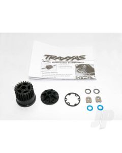 Gear, center differential (Slayer) / Cover (1) / X-ring seals (2) / gasket (1) / 6x10x0.5 TW (2) (Replacement gear for 5914)