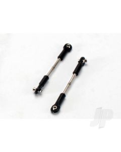 Turnbuckles, toe links, 61mm (Front or Rear) (2 pcs) (assembled with rod ends and hollow balls)