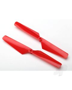 Rotor blade Set, Red (2 pcs) / 1.6x5mm BCS (2 pcs)