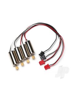 Motor, clockwise (high output, Red connector) (2 pcs) / motor, counter-clockwise (high output, black connector) (2 pcs)
