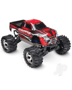 Red Stampede 4X4 1:10 4WD RTR Electric Monster Truck (+ TQ 2-ch, XL-5, Titan 550, 7-Cell NiMH, DC charger)
