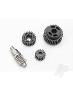 Gear Set, transmission (includes 18T, 25T input gears, 13T idler gear (Steel), 35T output M3x13.75 screw pin)